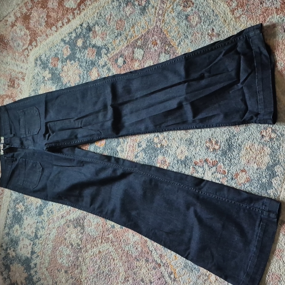 J Brand Navy Flare Jeans